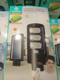lampione stradale ricarica solare 
