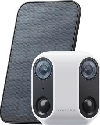 virtavo XM1, Telecamera WiFi Esterno Senza Fili