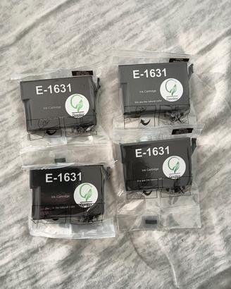 4 Cartucce Nere - Compatibili Epson 16XL