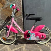 Bici bambina btwin misura 14