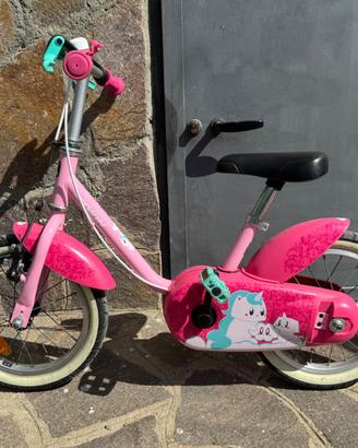 Bici bambina btwin misura 14