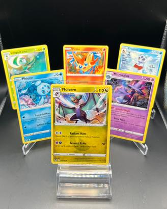 Set 6 Carte Pokémon Rare - Tempesta Argentata