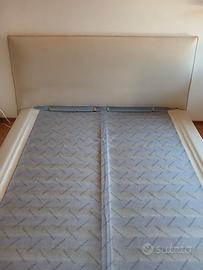 Letto matrimoniale eco pelle