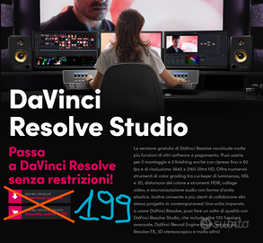 Licenza DaVinci Resolve Studio