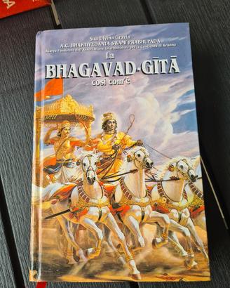 la BHAGAVAD GITA cosi com'è  Krishna in Italia