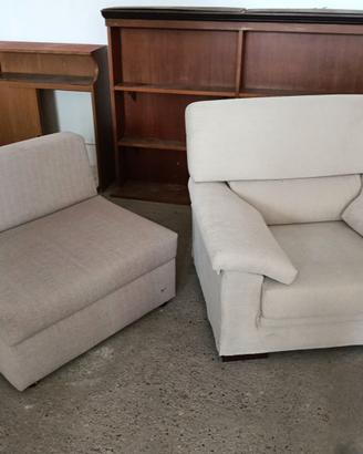 Coppia di poltrone in tessuto – 2 poltrone
