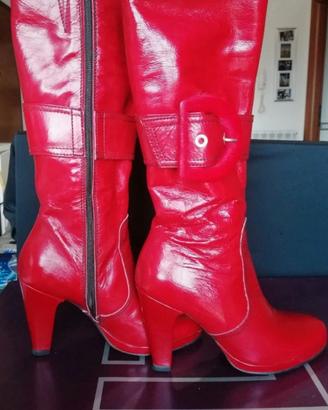 Stivali donna in pelle
