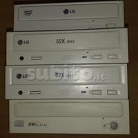 1 Masterizzatore + 2 Let. CD + 1 Lettore DVD LG