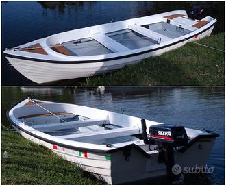 BARCA 5 m con CARRELLO e MOTORE ECCELLENTI CONDIZ