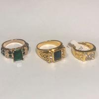 Stok 3 anelli con zirconi