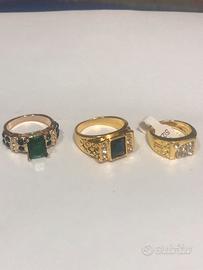 Stok 3 anelli con zirconi