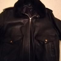 Giubbotto pelle nero schott aviatore us 44 top gun