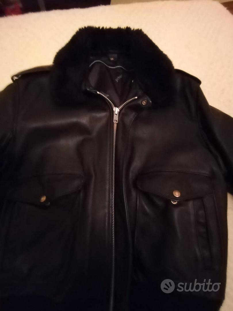 Giacca di Pelle Stile Aviatore - Giacca Aviatore Uomo - City Pelle