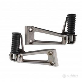 Coppia pedane poggiapiedi con staffa Yamaha TDR 12