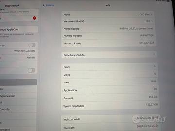 Ipad pro 12.9 5th m1 256gb wifi gray