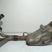 Marmitta completa di terminale scarico per Yamaha 