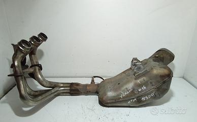 Marmitta completa di terminale scarico per Yamaha 