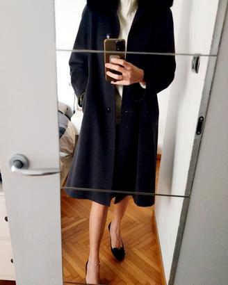 Cappotto Piacenza 100% Lana e collo in pelliccia
