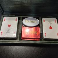 cofanetto carte in legno  nuovo 