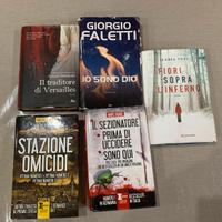 7 libri triller ( lotto)