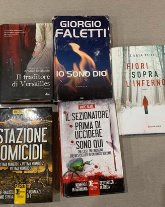 7 libri triller ( lotto)