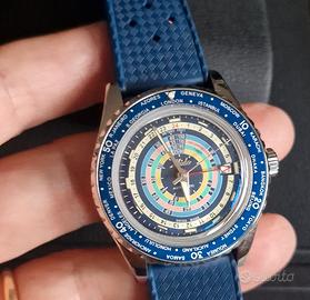 NUOVO Mido Ocean Star Worldtimer GMT Decompression