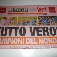 Gazzetta dello Sport del 2006 - Campioni del Mondo