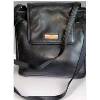 👜borsa in pelle nera - Sergio tacchini 