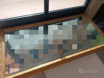 Specchio antico dorato