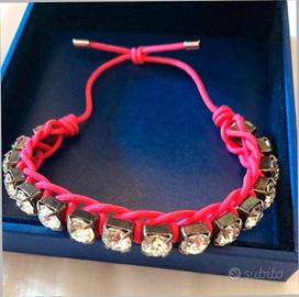 Bracciale Swarovski in corda e cristalli