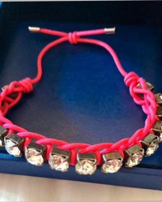 Bracciale Swarovski in corda e cristalli