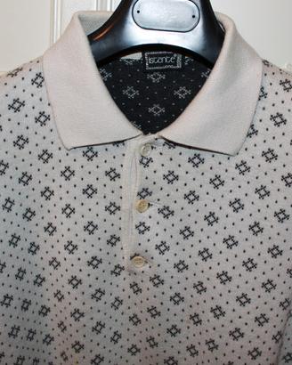 Polo Uomo Beige Lana VERSACE ISTANTE Vintage