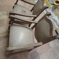 Poltroncine in legno antiche