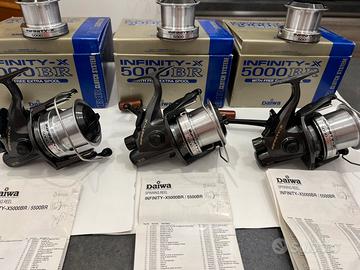 Mulinello 3 Daiwa Infinity X-5000BR+scatole+3 bobi