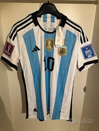 Maglia MESSI #10 Argentina World Cup 2022