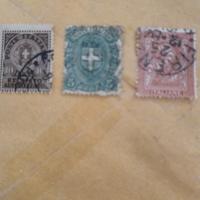 3 francobolli regno d'Italia 1863/1896/1930