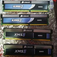 RAM DDR3 Corsair XMS3 8GB  (4x 2GB ) 1600MHz