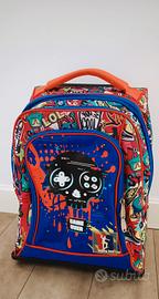 Trolley Scuola Young Boy Gaming con Luci