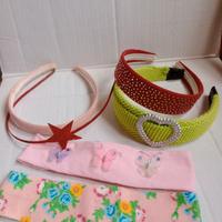 Quattro Cerchietti & Due Fasce per Capelli daBimba