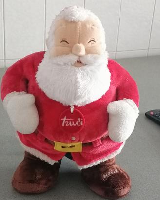 Peluches Babbo Natale pupazzo Trudi Coca-Cola 