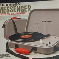 CROSLEY MESSENGER Giradischi Valigetta NUOVO