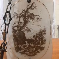 Lampadario vintage per scala o corridoio