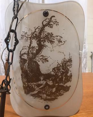 Lampadario vintage per scala o corridoio