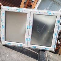 2 serramenti nuovi misure L. 1560 mm x H. 1090 mm