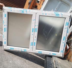 2 serramenti nuovi misure L. 1560 mm x H. 1090 mm