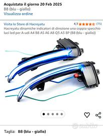 frecce dinamiche Blu/Arancione