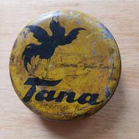 SCATOLA LATTA TANA GALLO NERO CREMA CALZATURE