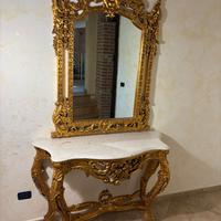 Consolle oro barocca