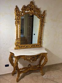 Consolle oro barocca