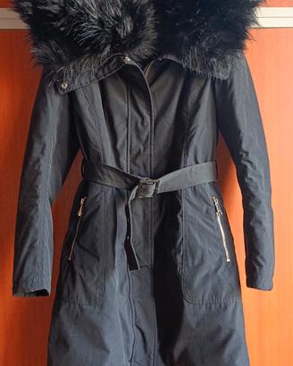 PIUMINO GUESS DONNA IMBOTTITO LUNGO CON CAPPUCCIO